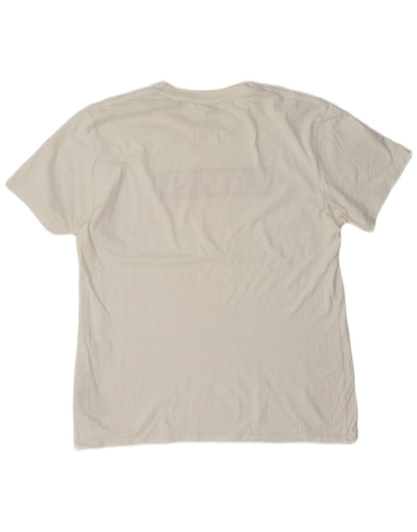 Levi's Tee-Shirt Graphique Homme Blanc Moyen Coton