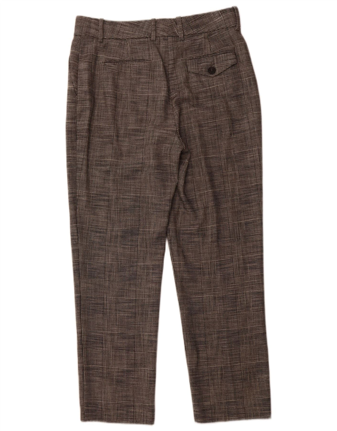 REISS Pantalon de costume taille haute pour femme UK 12 Medium W32 L28 Gris