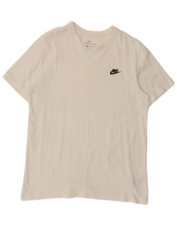 Nike T-Shirt Homme Grand Blanc Coton