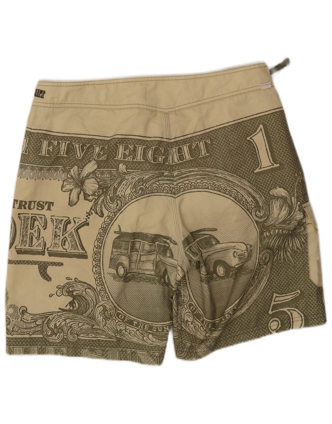 SUNDEK Short de Bain Graphique Homme Vert Moyen Polyester