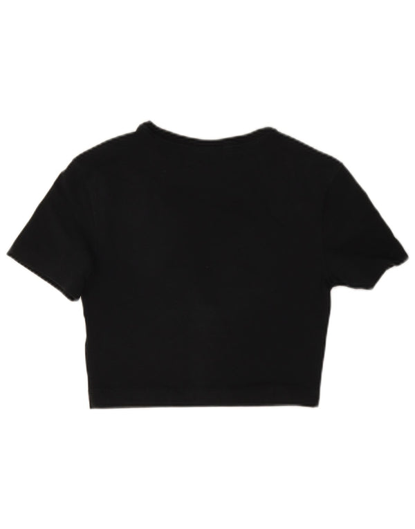 Nike T-shirt court graphique pour femme UK 6 XS Noir
