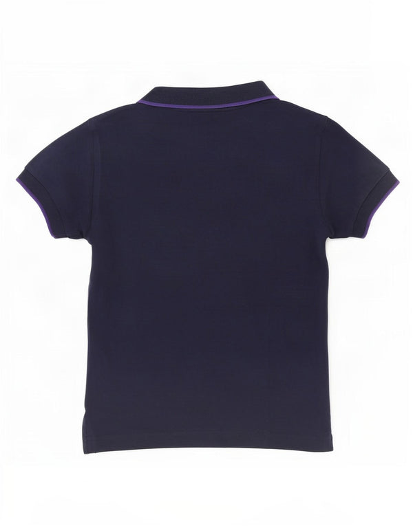 Piero Guidi Polo Femme UK 10 Petit Bleu Marine Coton