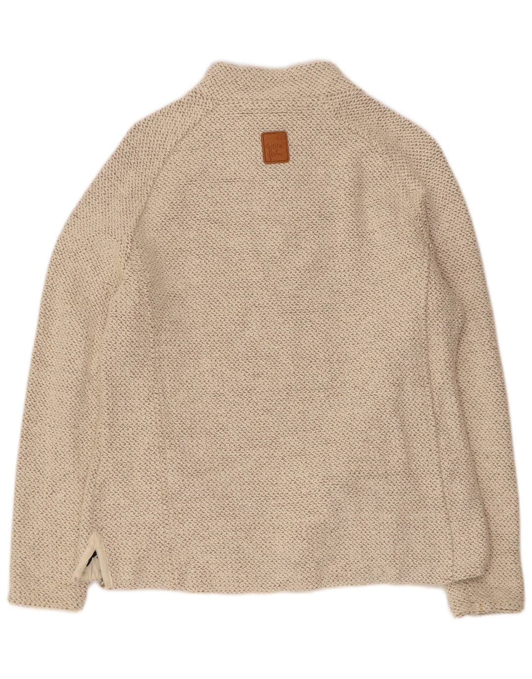 Weird Fish Sweat-shirt à col zippé pour femme UK 12 Gris moyen Coton