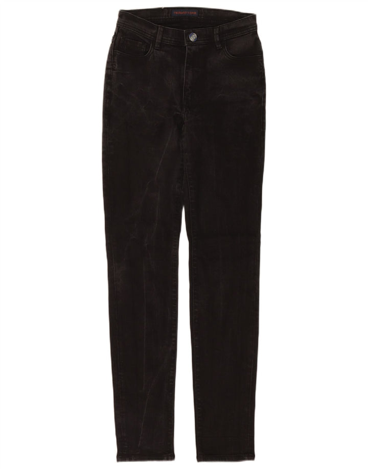 Trussardi Femme Jean Droit W26 L31 Coton Noir
