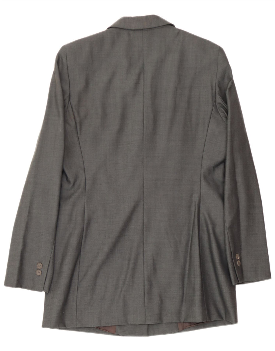 Koan Veste Blazer 4 Boutons Femme IT 44 Laine Vierge Gris Moyen