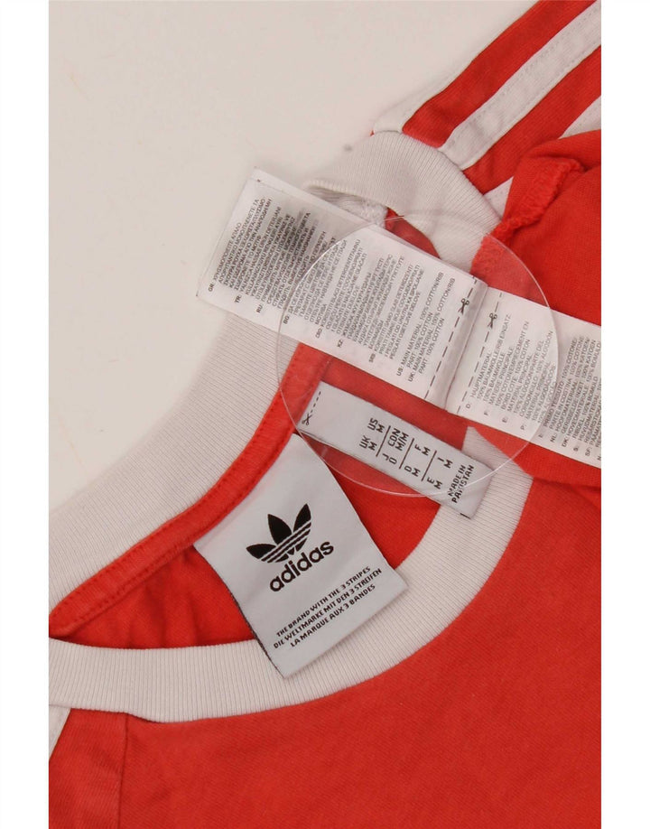Adidas T-Shirt Homme Top Rouge Moyen Coton
