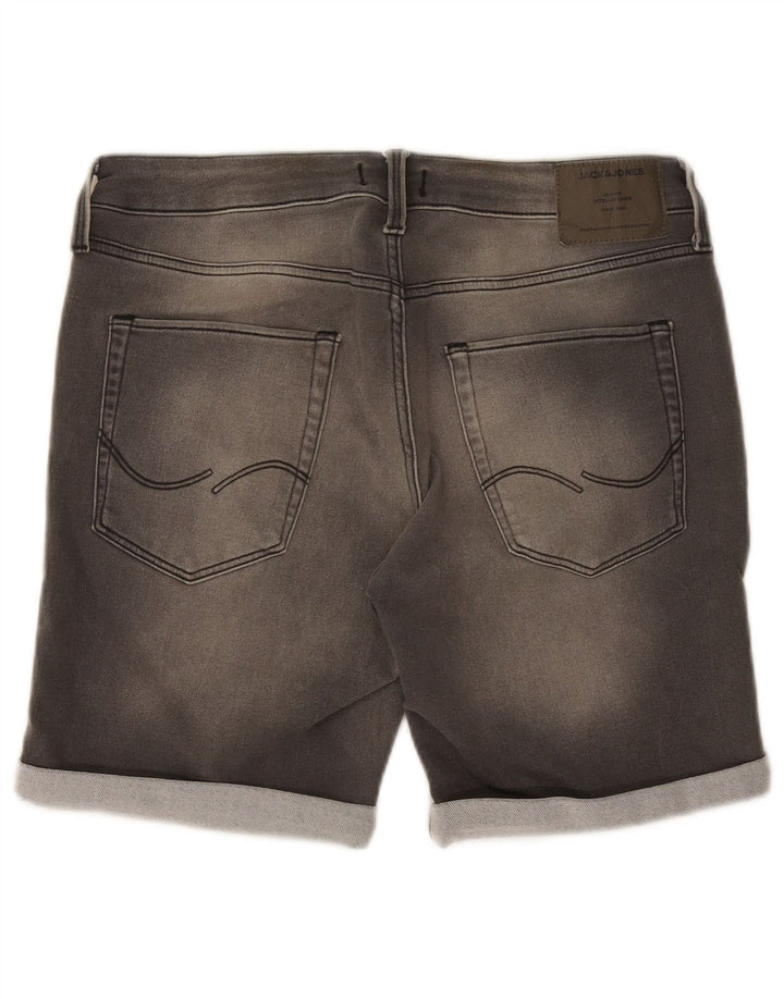 Jack & Jones Short en Jean Homme XL W38 Gris Coton