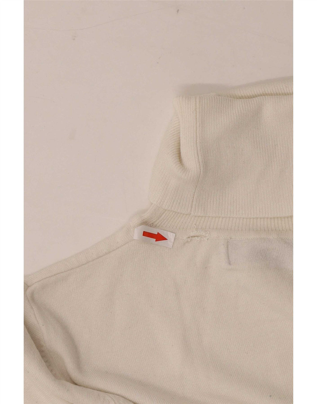 Zara Pull col roulé pour femme UK 12 Rayonne blanche moyenne