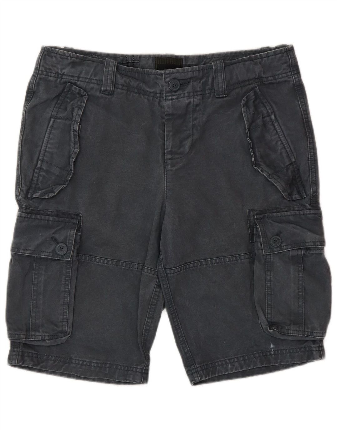 SUPERDRY Short Cargo Homme Moyen W32 Gris Coton