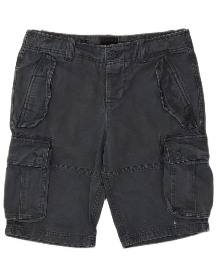 SUPERDRY Short Cargo Homme Moyen W32 Gris Coton