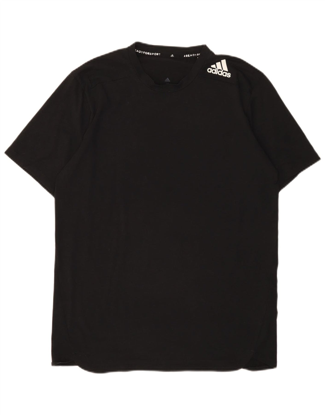 Adidas T-Shirt Homme Haut Noir Moyen Polyester