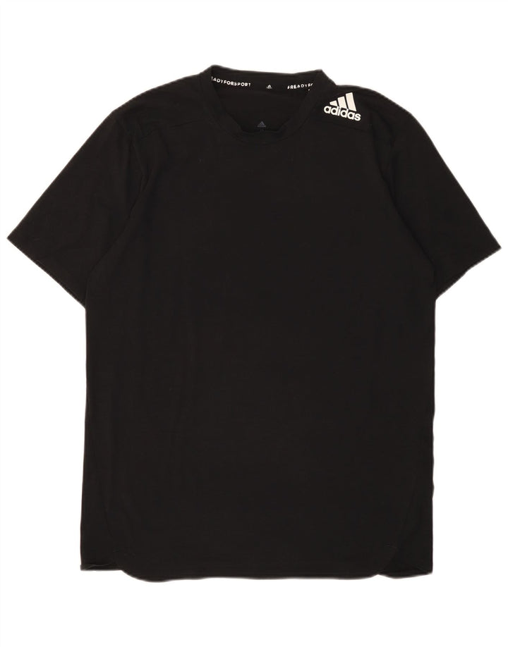 Adidas T-Shirt Homme Haut Noir Moyen Polyester