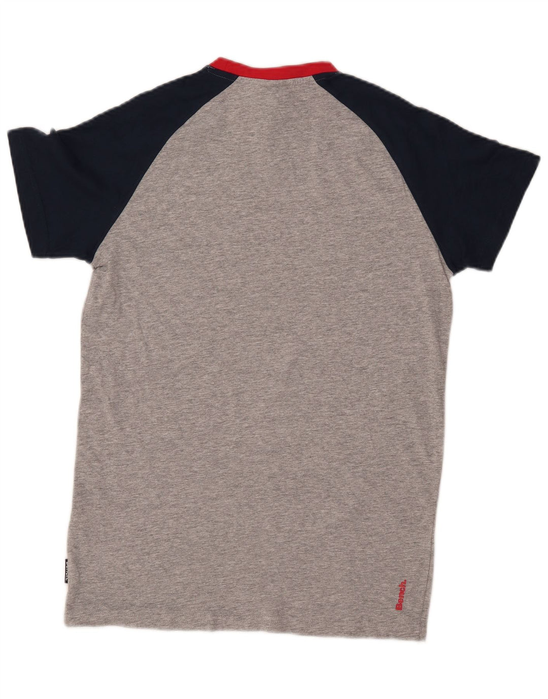 BENCH T-Shirt Graphique Garçon 12-13 ans Gris Colorblock Coton