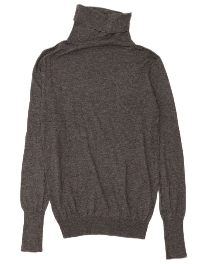 Zara Pull col roulé pour femme UK 14 Gris moyen Modal