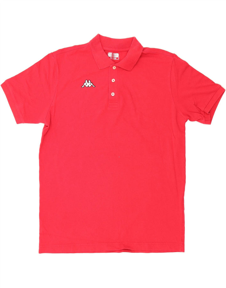 KAPPA Mens Polo Shirt 2XL Pink Cotton Vintage Kappa and Second-Hand Kappa from Messina Hembry 