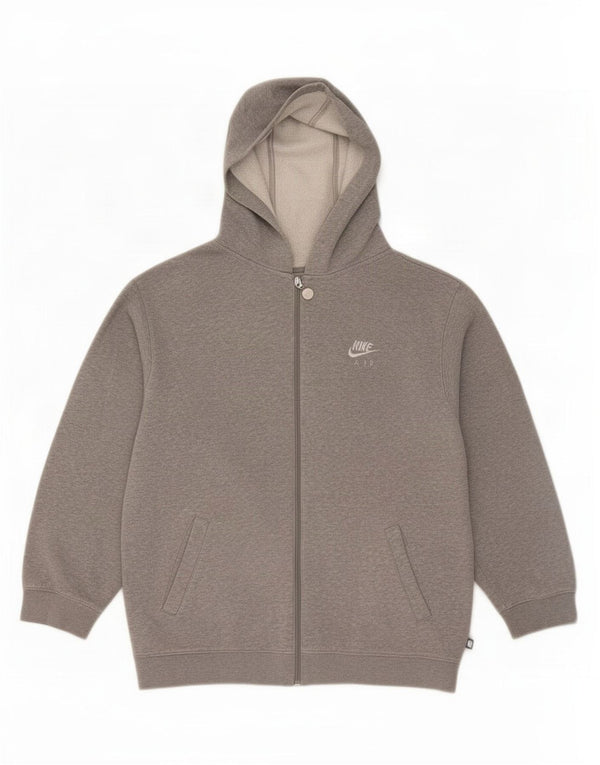 Nike Garçon Zip Sweat à capuche 13-14 ans XL Gris Coton