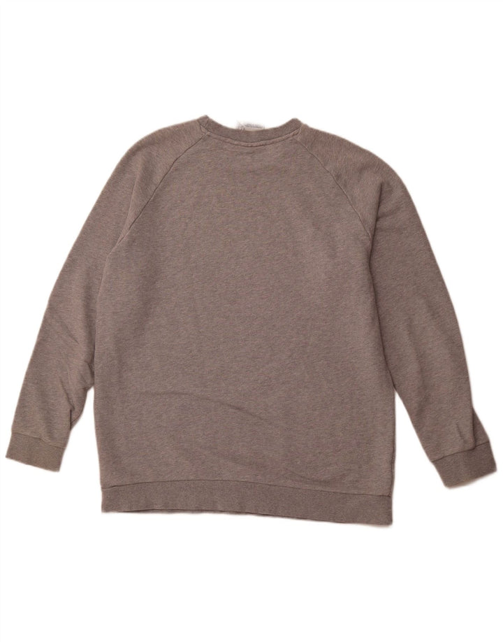 ADIDAS Sweat-shirt graphique pour hommes, grand coton gris