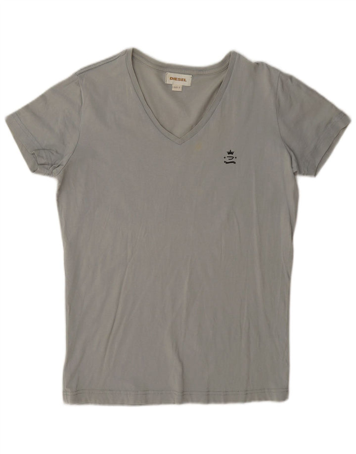 Diesel T-Shirt Homme Petit Gris Coton