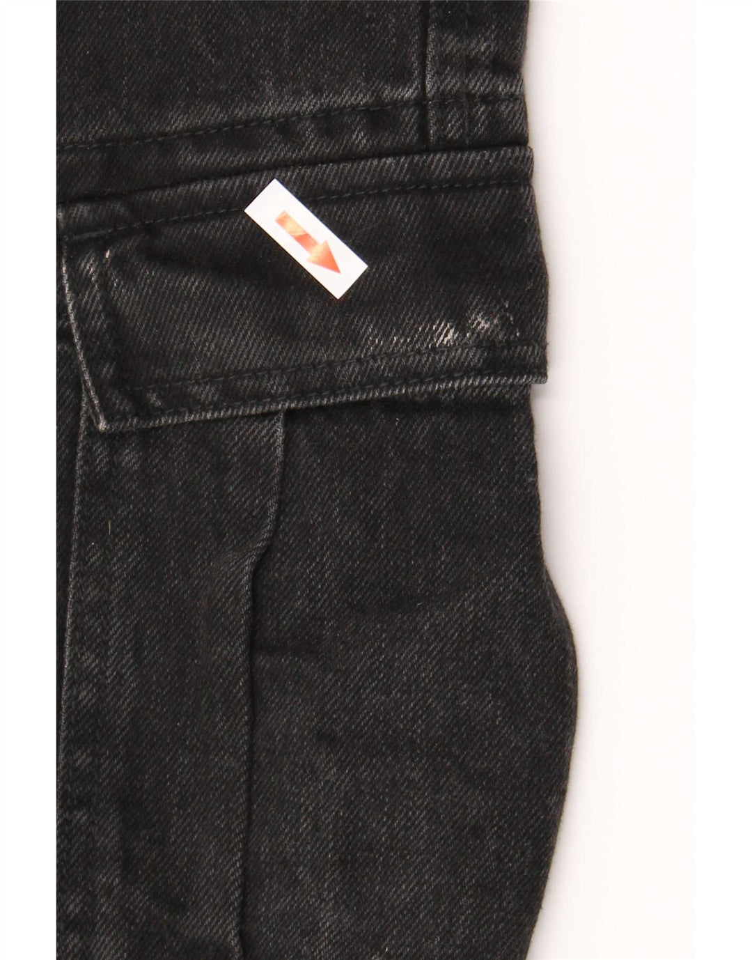 Kiabi Jean Cargo Droit Homme IT 50 Large W34 L31 Noir