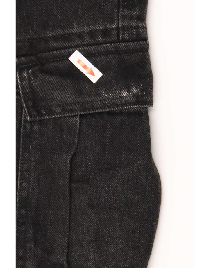 Kiabi Jean Cargo Droit Homme IT 50 Large W34 L31 Noir