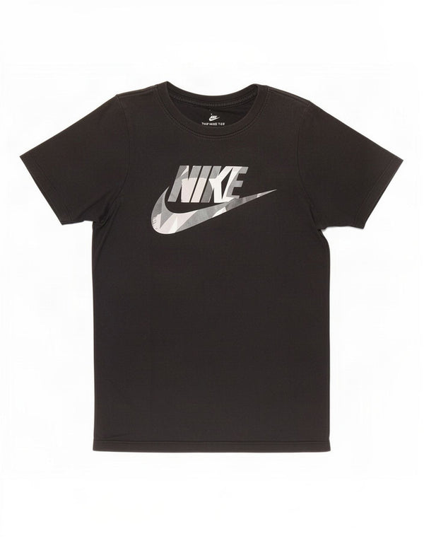 Nike Garçons Athletic Cut Graphic T-Shirt Top 8-9 ans Petit Noir