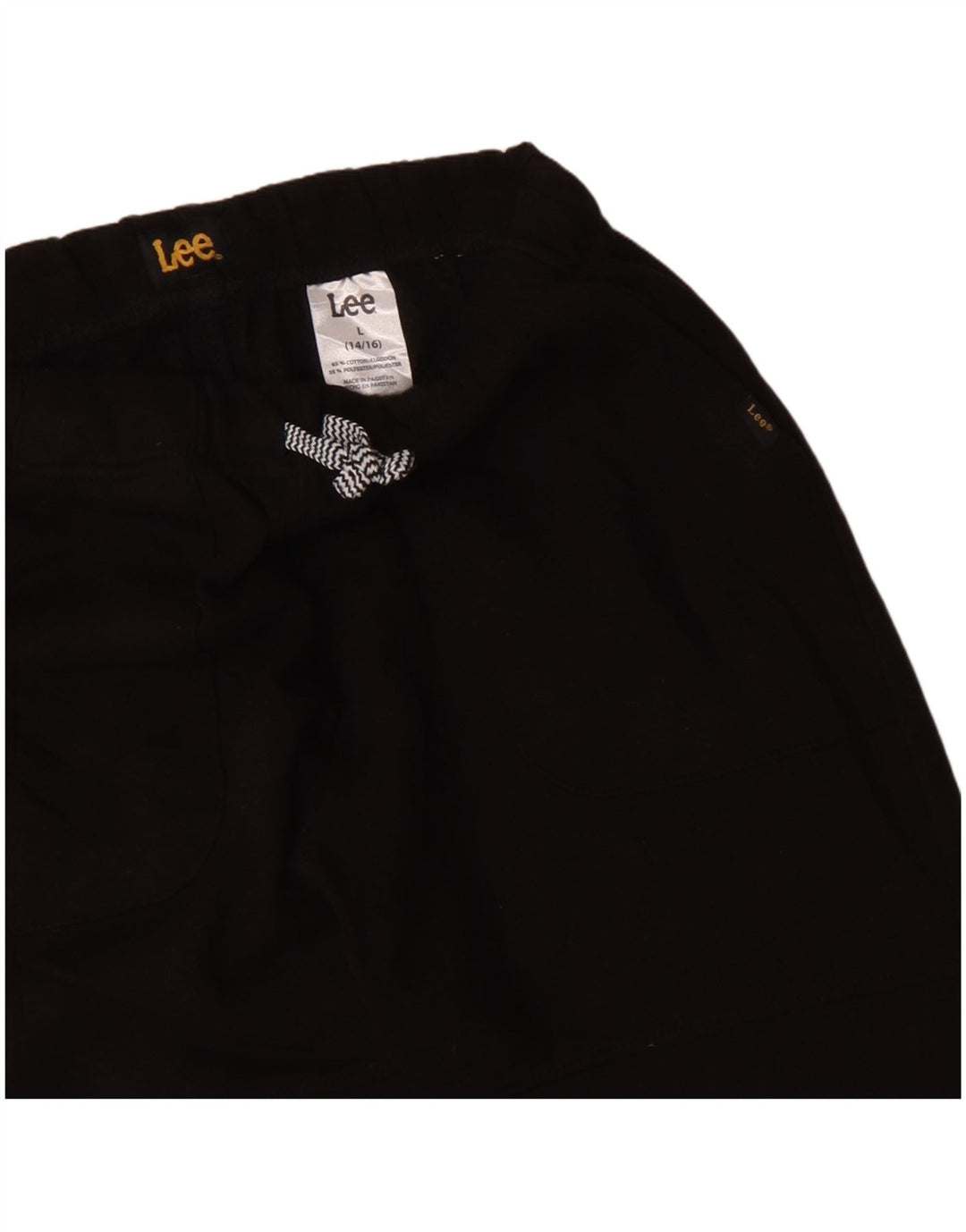 Lee Pantalon de survêtement pour garçon 14-15 ans Large Noir Coton