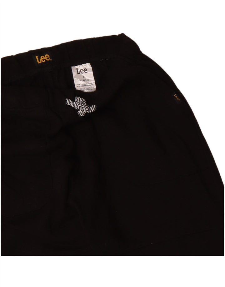 Lee Pantalon de survêtement pour garçon 14-15 ans Large Noir Coton