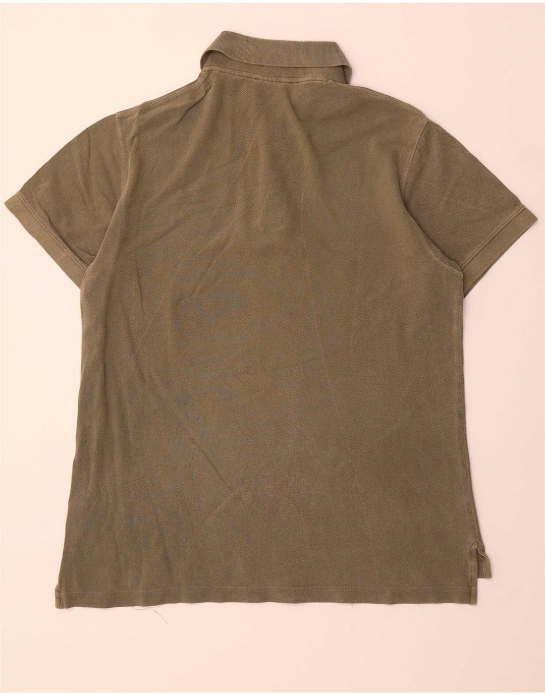 TIMBERLAND Mens Polo Shirt Large Khaki Cotton