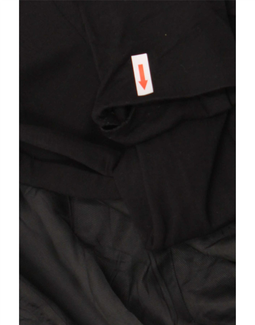 Zara Veste Blazer 1 Bouton Femme UK 10 Petite Viscose Noire