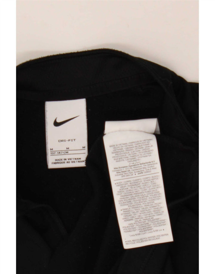 Haut de survêtement Nike Dri Fit Graphic pour garçon 10-11 ans, noir moyen