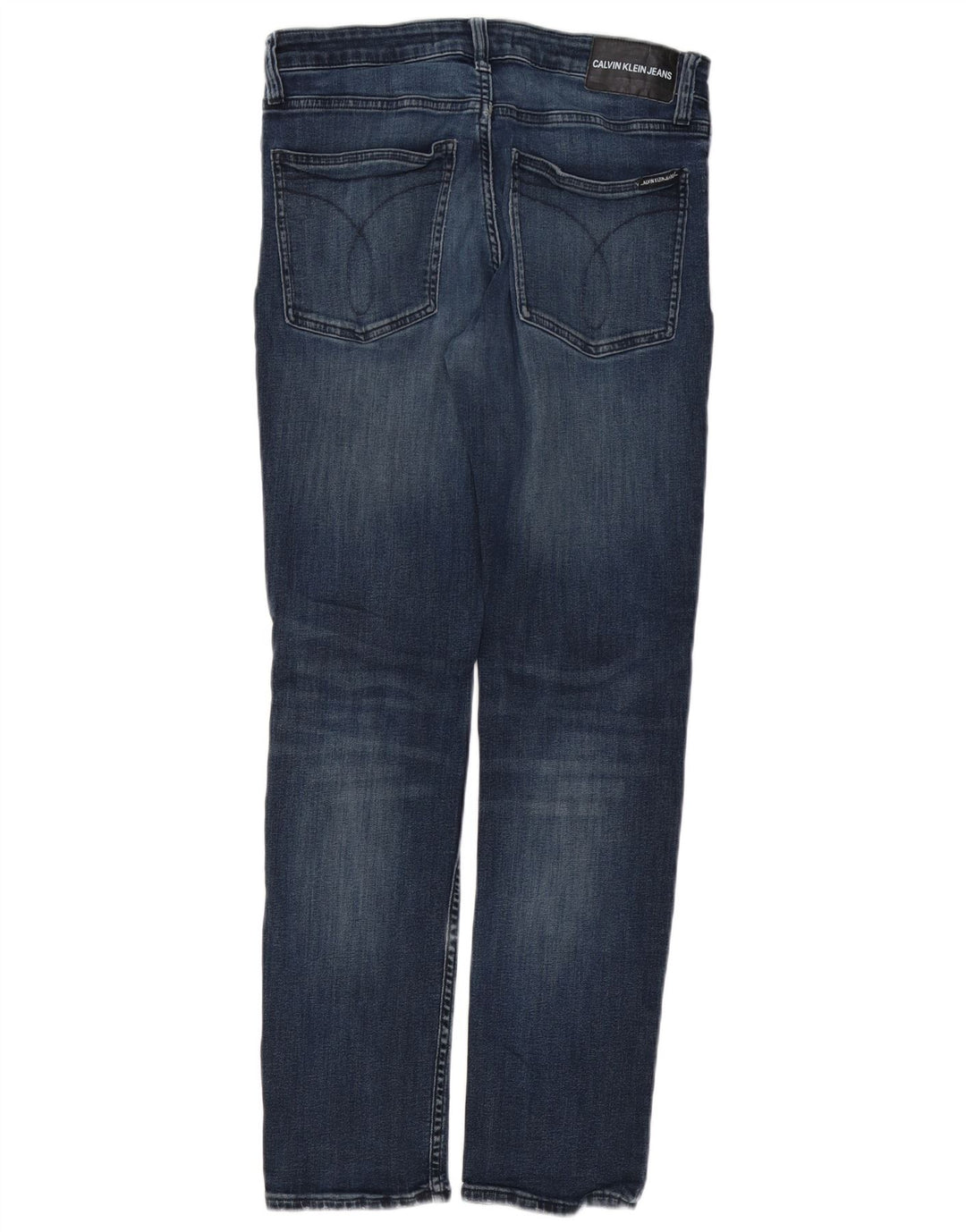 CALVIN KLEIN Jean Slim Etroite Homme W31 L32 Bleu Coton