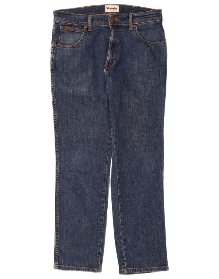 Wrangler Jean Slim Texas Femme W33 L30 Bleu Coton