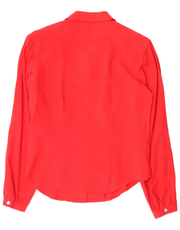 Balloon Chemisier Femme Chemisier EU 38 Soie Rouge Moyen