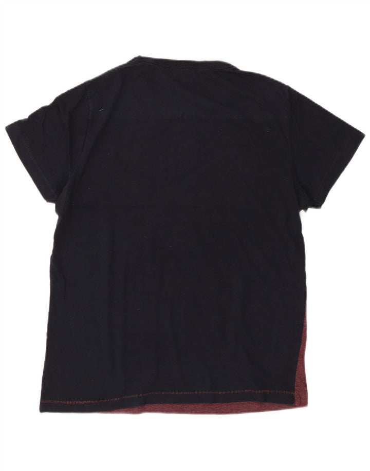 FRENCH CONNECTION Haut T-Shirt Femme UK 16 Large Multicolore Colourblock