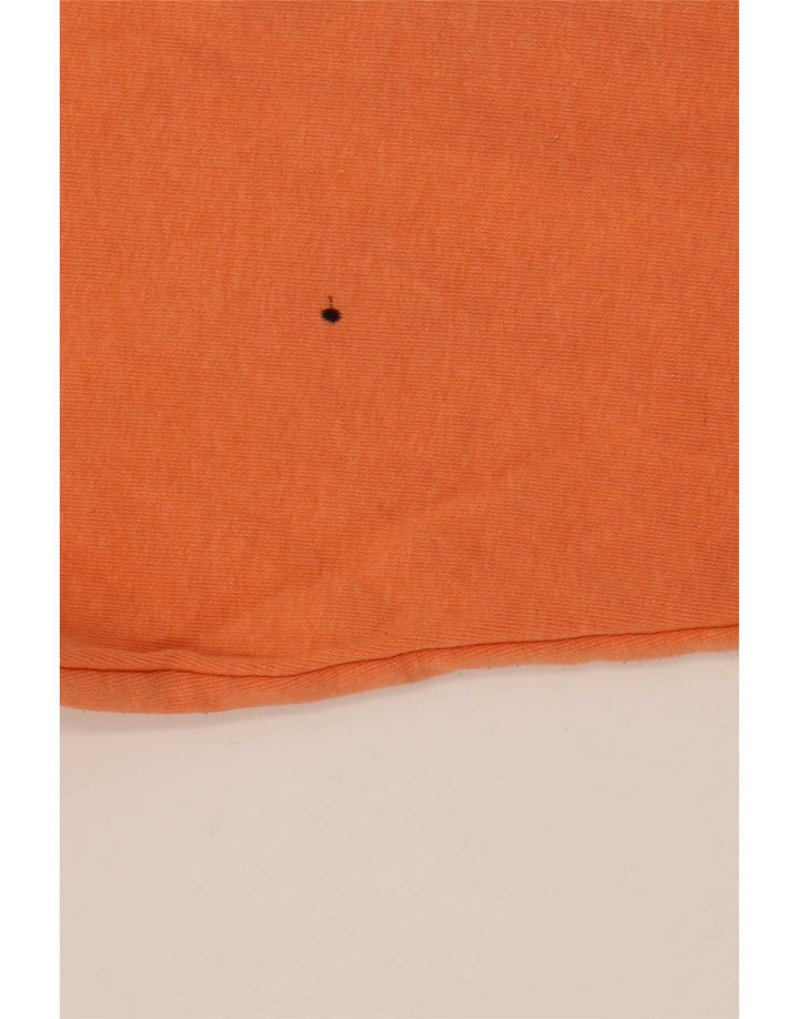 Kappa Pull à Capuche Graphique Homme Orange Moyen Coton