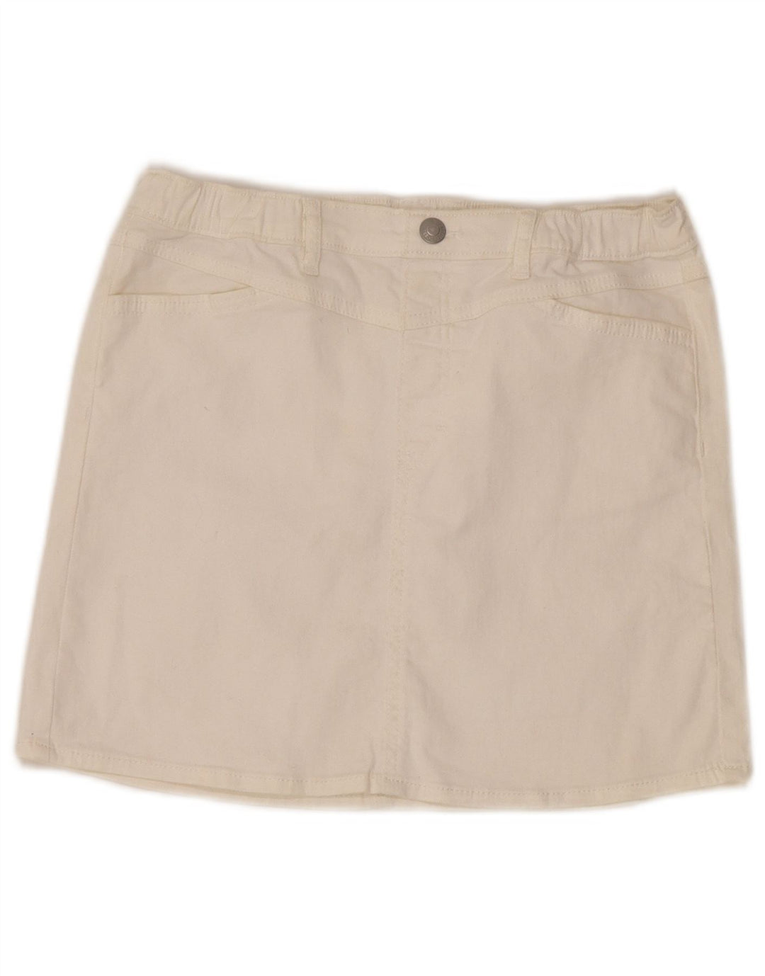 Levi's Jupe En Jean Taille Haute W30 Femme Blanc Moyen