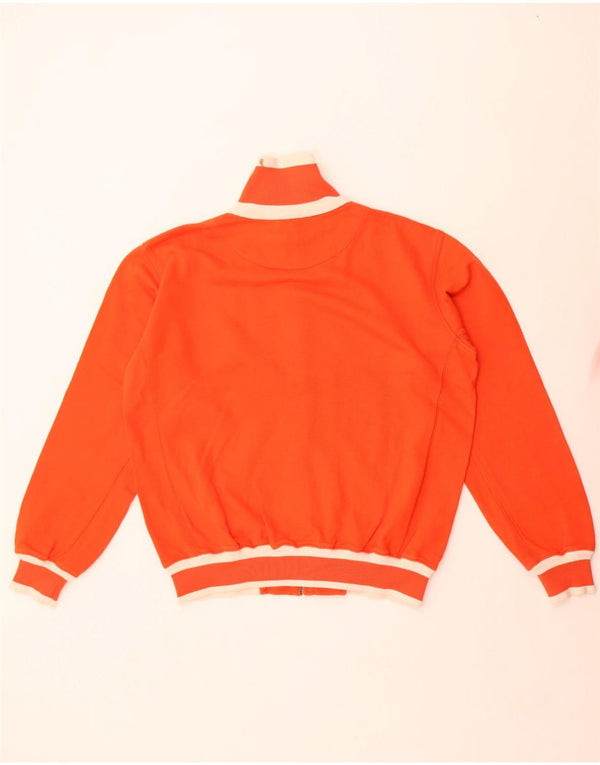 Kappa Veste de Survêtement Homme Orange Moyen Coton