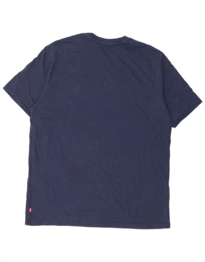 Levi's Tee-Shirt Relaxed Graphic Homme Bleu Marine Moyen Coton