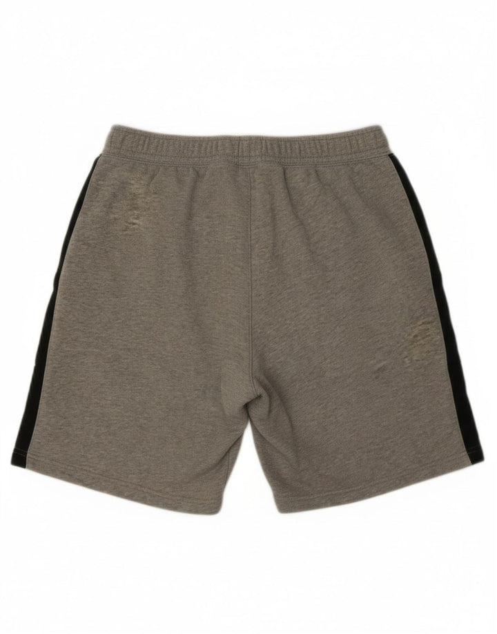 Nike Short de sport en coton color block gris moyen pour homme