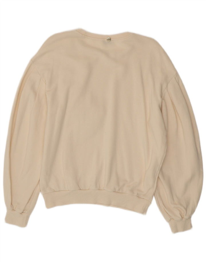 Liu Jo Sweat-shirt pour femme UK 44 Medium Off White Floral