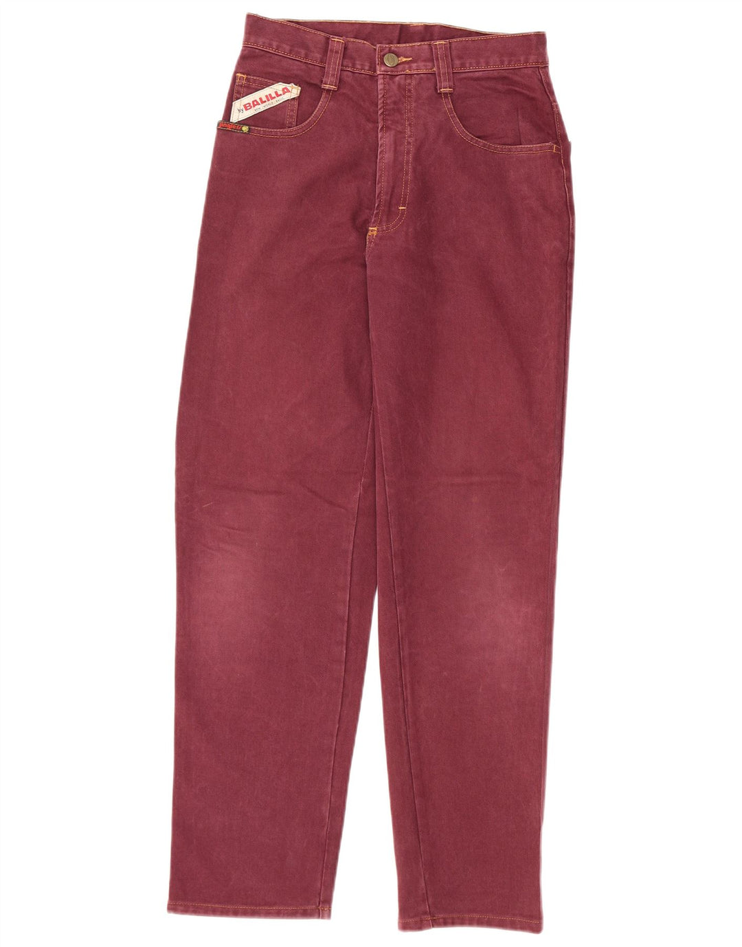 JINGLERS Jean fuselé fille 13-14 ans W26 L29 Coton bordeaux