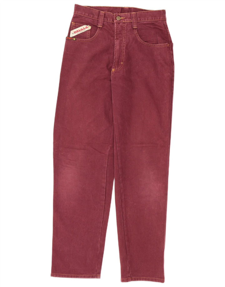 JINGLERS Jean fuselé fille 13-14 ans W26 L29 Coton bordeaux