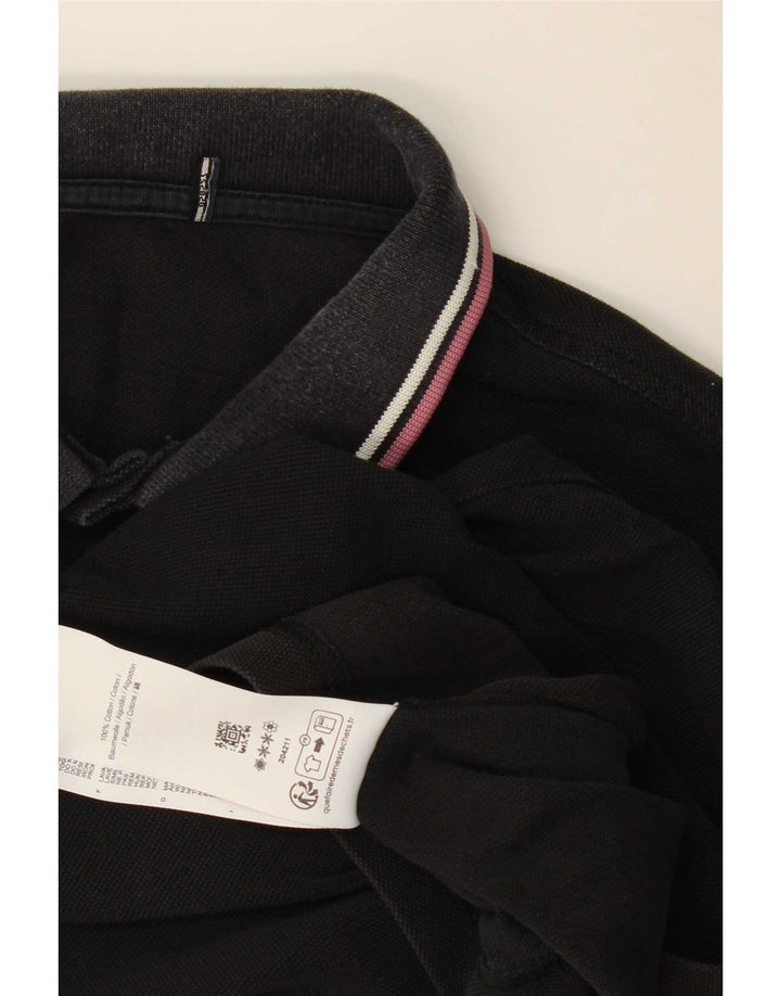 Fred Perry Polo Homme Noir Moyen Coton