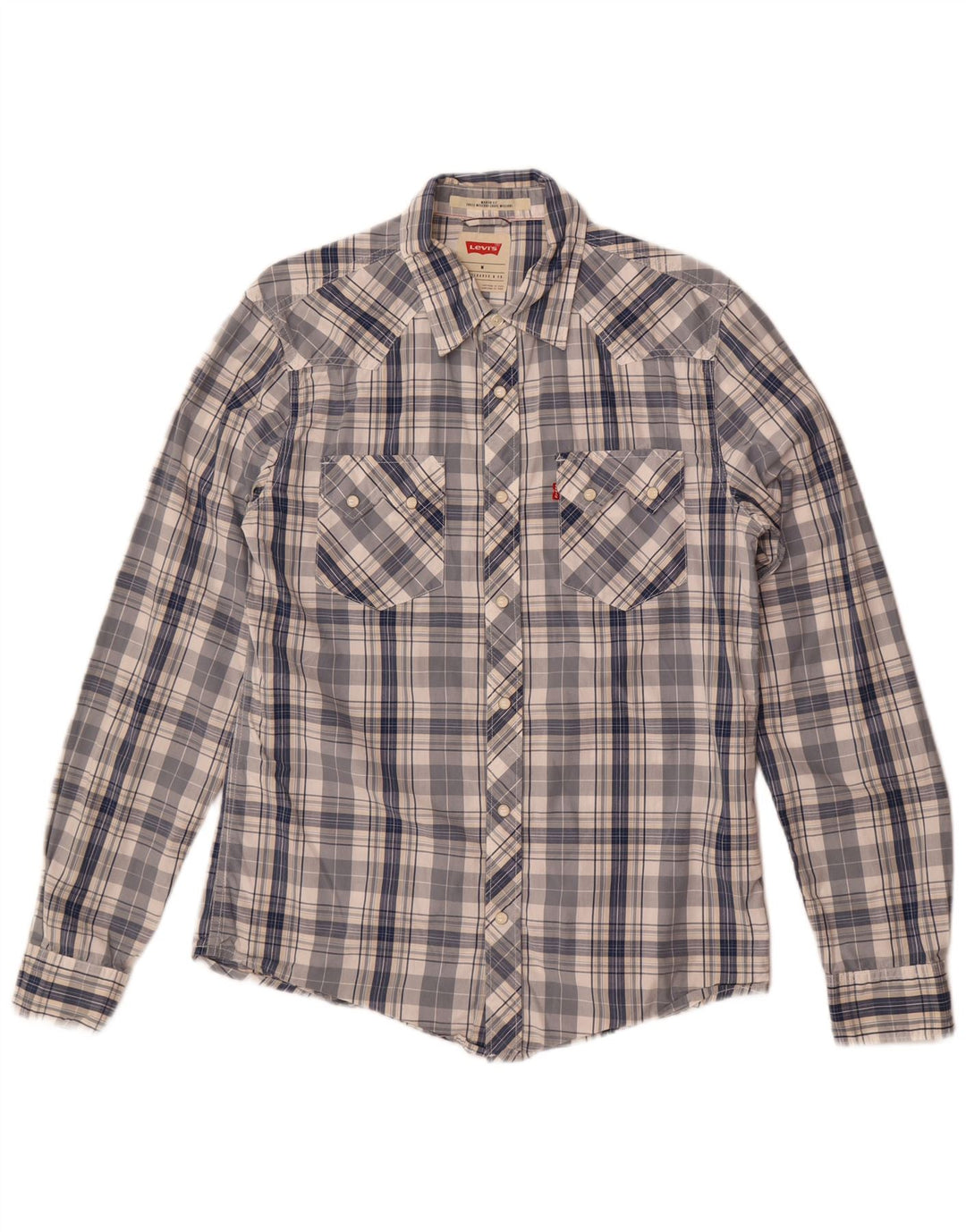 Levi's Chemise Modern Fit Homme Bleu Marine Moyen à Carreaux Coton