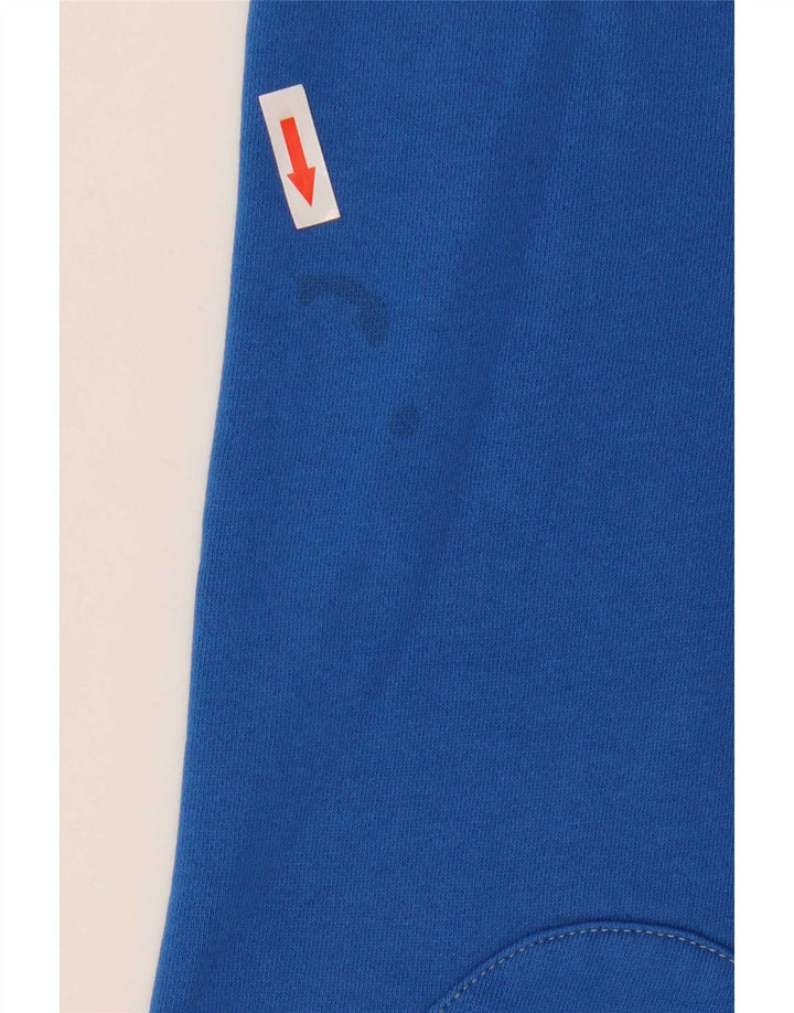 Sun68 Pull à capuche zippé pour homme en coton bleu Taille L
