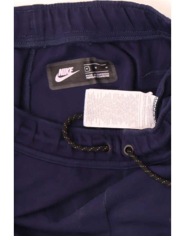 Nike Pantalon de survêtement pour homme en coton bleu marine moyen