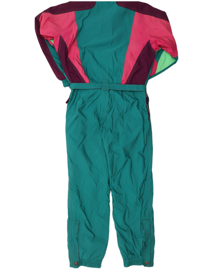 COLMAR Combinaison de Ski Homme IT 54 Large Vert Colourblock Polyamide