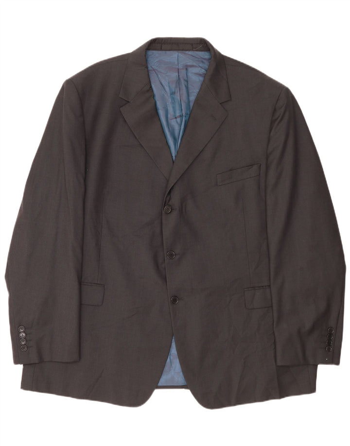 Marks & Spencer Veste blazer à 3 boutons pour homme UK 52 3XL Gris laine