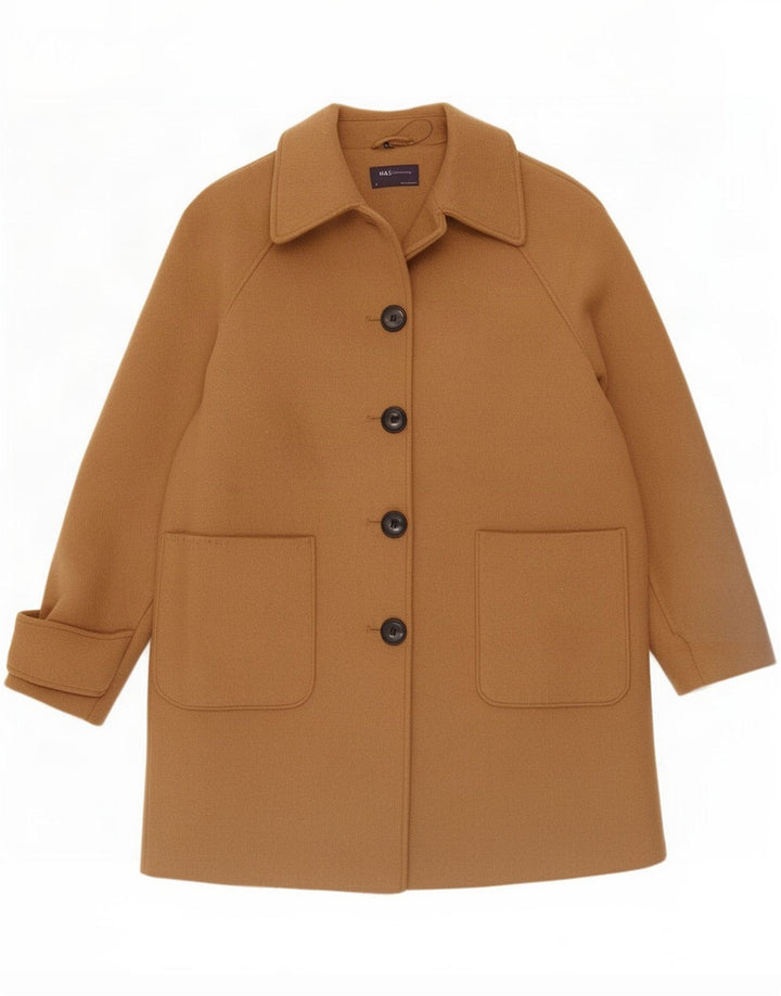 Marks & Spencer Pardessus femme UK 14 Large Beige Polyester