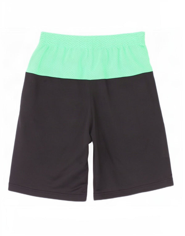 Adidas Short de Sport Graphique Garçon 11-12 Ans Noir Colorblock Polyester